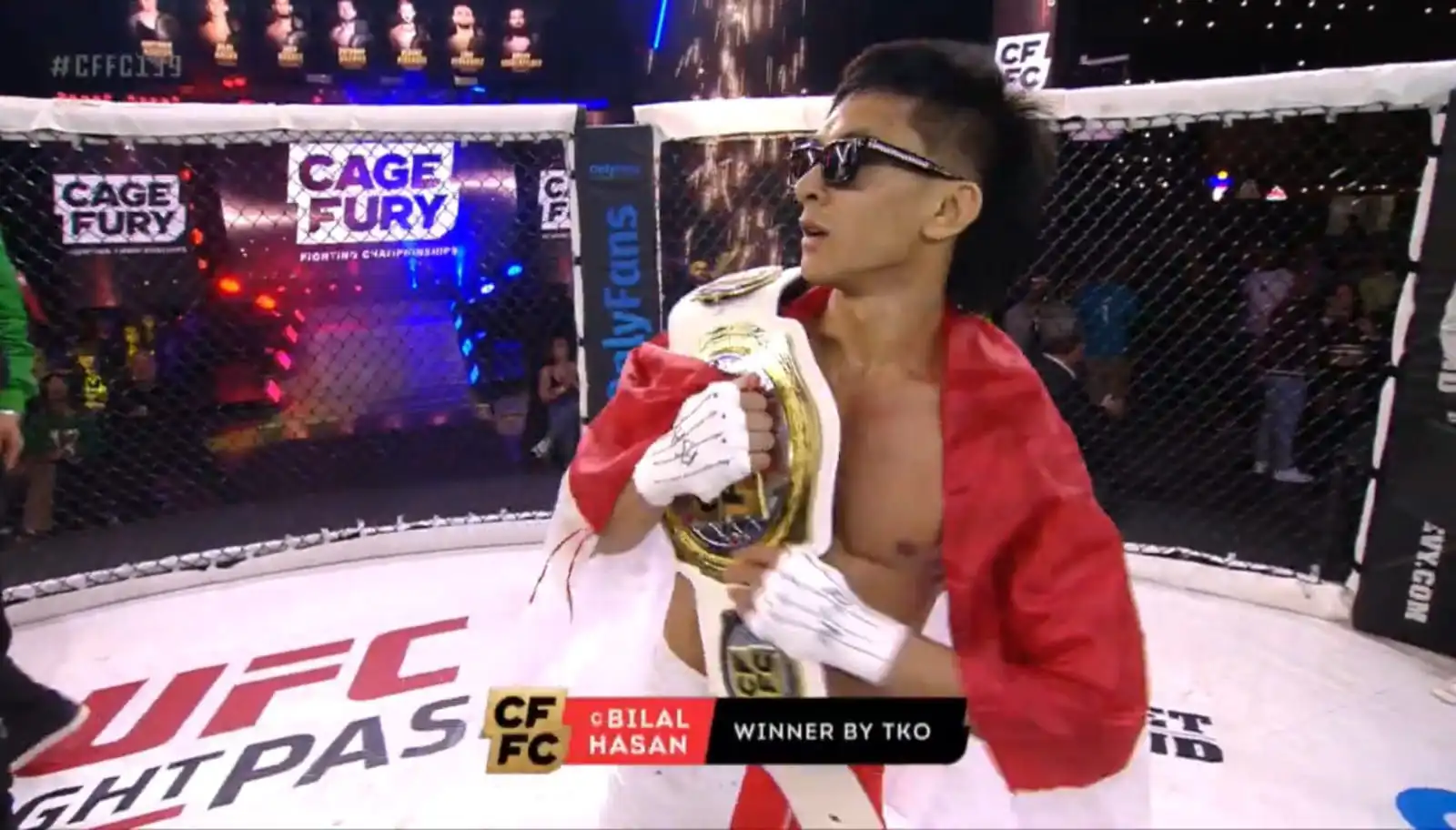 Biodata Lengkap Bilal Hasan: Petarung Berdarah Indonesia Juara Bertahan Flyweight CFFC Bikin KO Brian Hauser