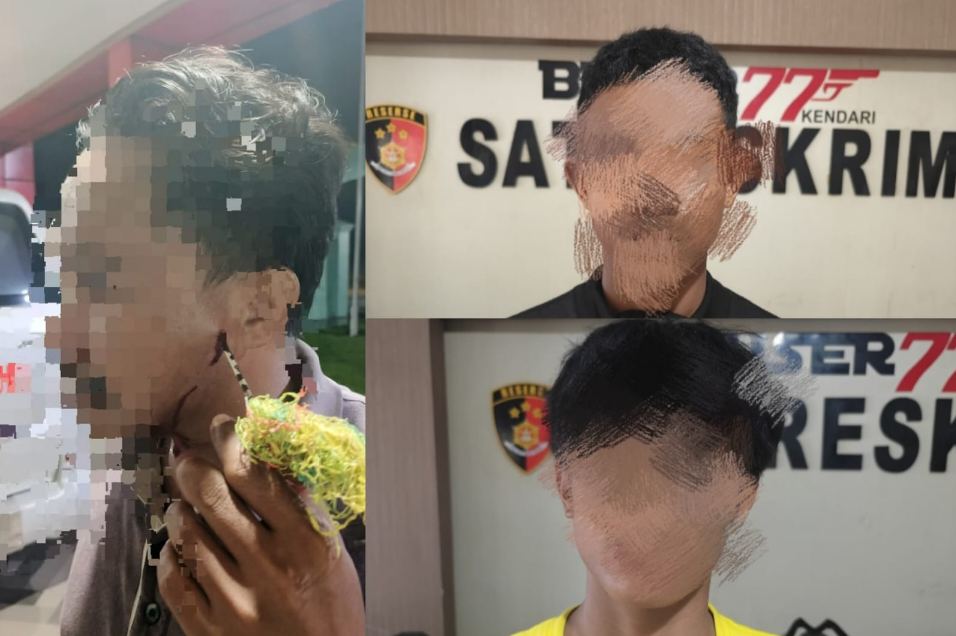 Dua Pelajar Kendari Ditangkap Usai Membusur Karyawan
