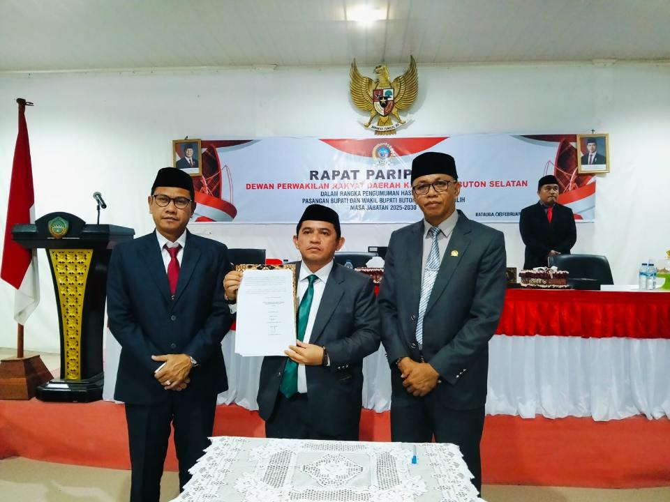 Ini Alasan DPRD Buton Selatan Batal Tetapkan Bupati-Wabup Terpilih pada 10 Februari