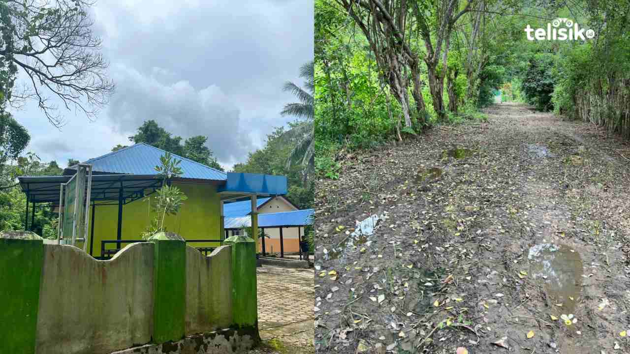 Jalan Licin Hambat Pelajar Berkebutuhan Khusus SLB Amal Al Hazi Muna Barat