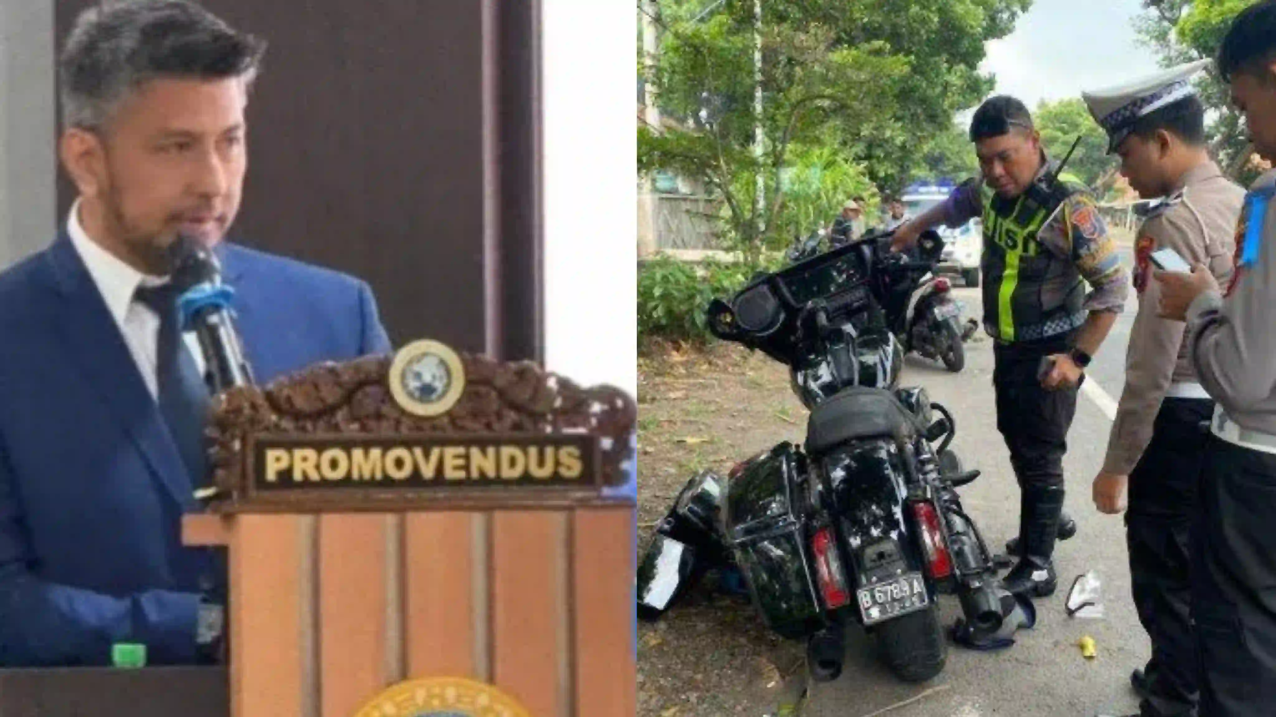Jejak Karir Renville Antonio: Bendum Demokrat Tewas Kecelakaan Kendarai Harley Davidson Tertabrak Pikap