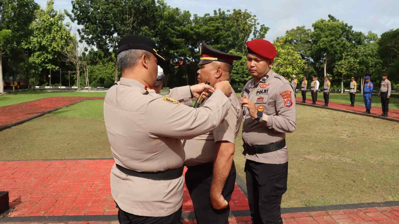 Kabag Ren Polres Wakatobi Naik Pangkat 90 Hari Jelang Pensiun
