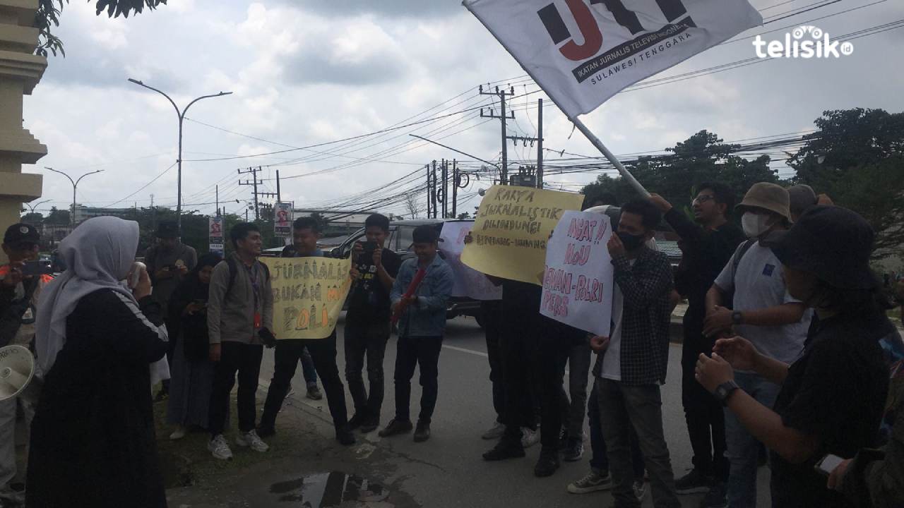 Penyidik Tak Paham UU Pers, Kapolresta Kendari Minta Maaf ke Wartawan