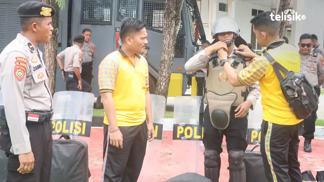 Polres Muna Kerahkan Puluhan Personel Amankan PHPU Buton Tengah