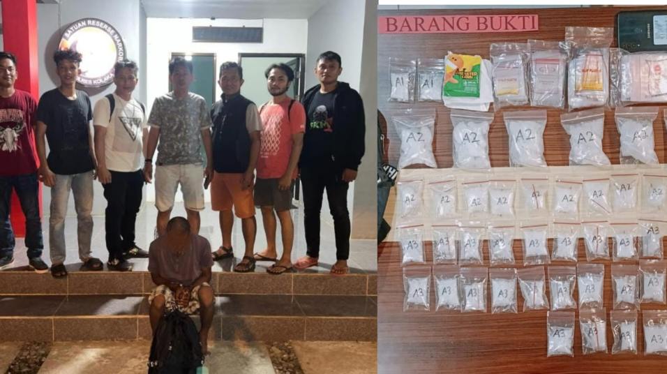 Sabu Senilai Rp 1,1 Miliar di Kolaka Diamankan dari Pria Saat Hendak Keluar Rumah