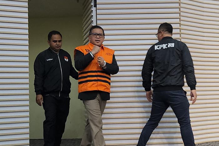 Sekjen PDIP Hasto Kristiyanto Resmi Ditahan KPK