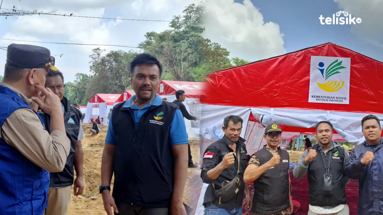 Warga Terdampak Kebakaran di TPA Puuwatu Kota Kendari Mengungsi ke Tenda