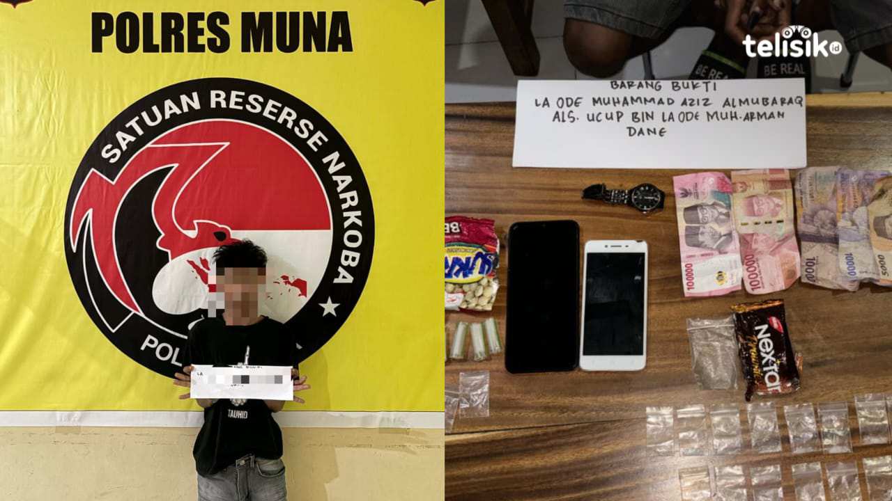 Anak 15 Tahun Edarkan Sabu Jaringan Rutan Kelas IIB Raha