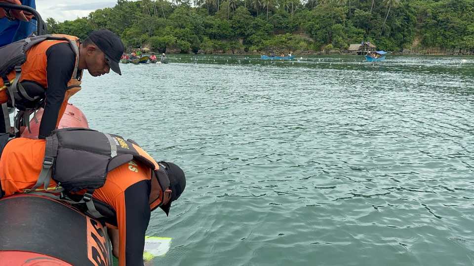 BASARNAS dan Tim Gabungan Cari Nelayan Hilang di Perairan Lowu-Lowu Baubau