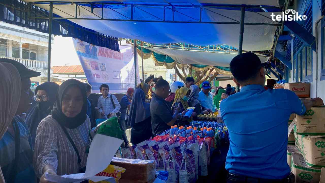 Pasar Murah Baubau Diserbu Warga, Pemkot Subsidi Rp 350 Juta
