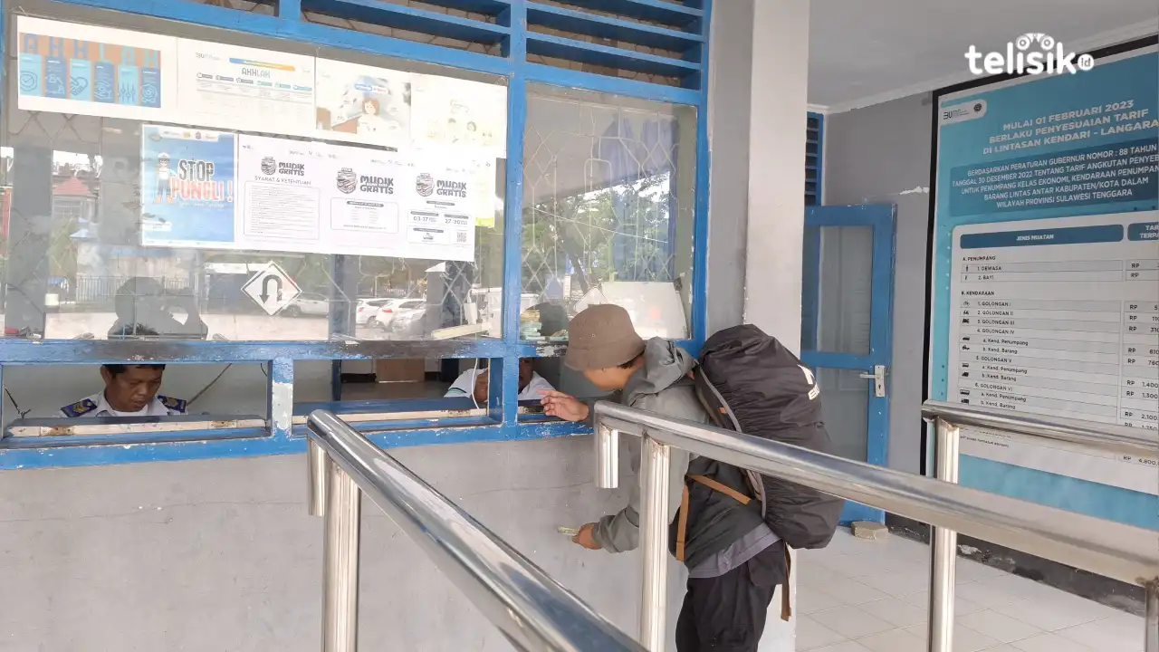 Pelabuhan Kendari-Langara Masih Sepi Penumpang