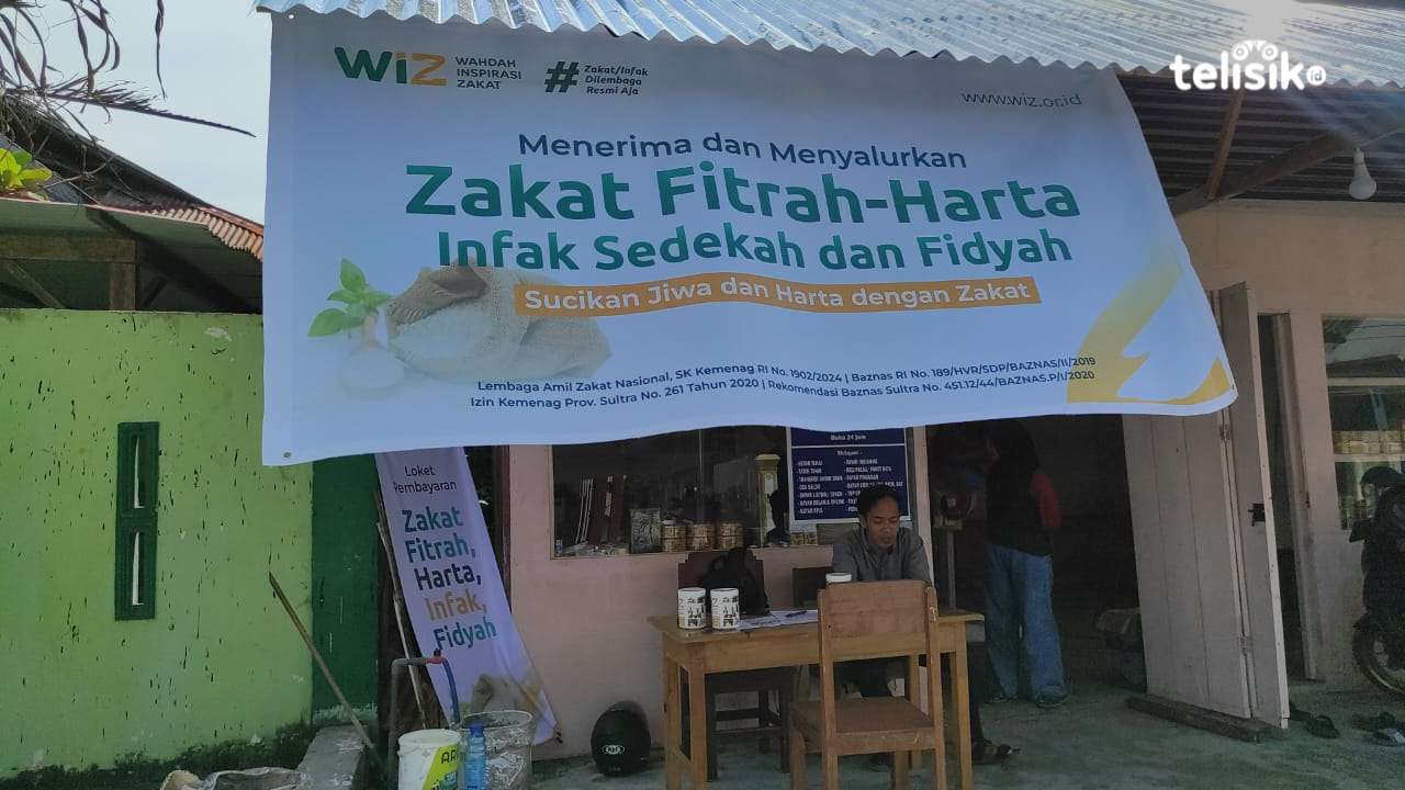 Posko Penerimaan Zakat Fitrah WIZ Gerai Wakatobi Resmi Dibuka