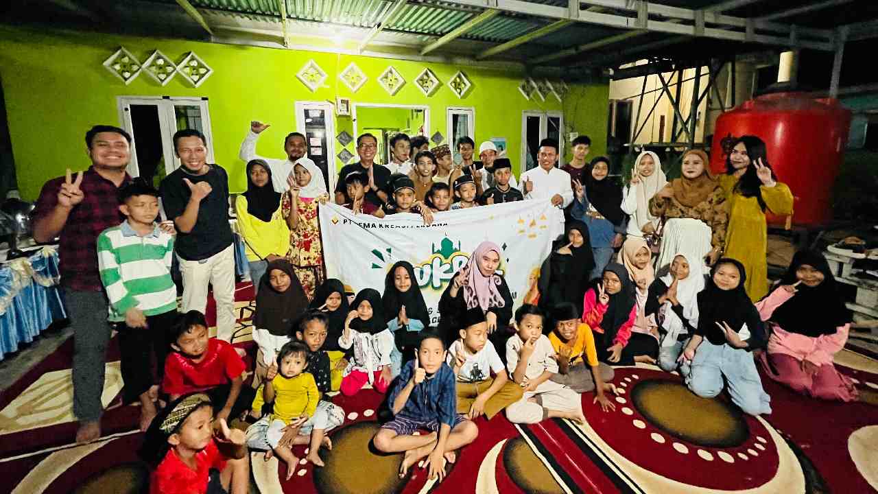 PT GKP Kembali Berbagi Berkah Ramadan ke Anak Yatim di Kendari