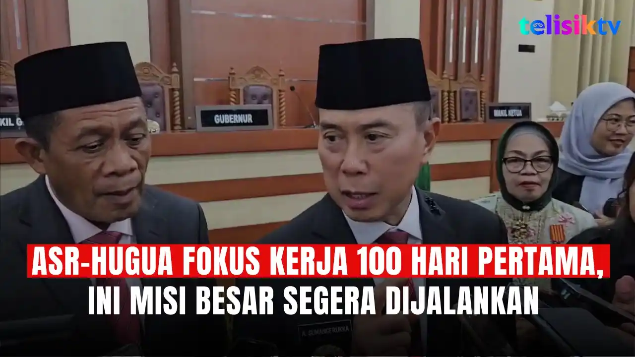TELISIKTV: ASR-Hugua Fokus Kerja 100 Hari Pertama, Ini Misi Besar Segera Dijalankan