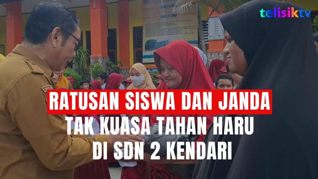TELISIKTV: Ratusan Siswa dan Janda Tak Kuasa Tahan Haru di SDN 2 Kendari