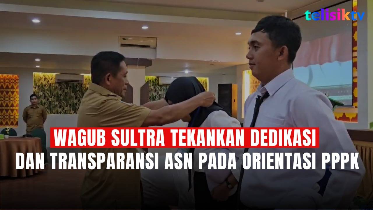 TELISIKTV: Wagub Sultra Tekankan Dedikasi dan Transparansi ASN pada Orientasi PPPK