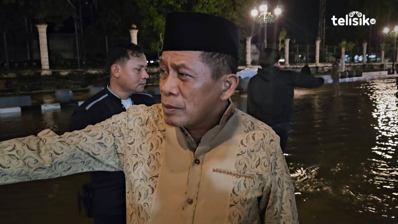 Wagub Sultra Dihadang Banjir di Area Eks MTQ Kendari, Hugua Minta Keruk Kanal Utama