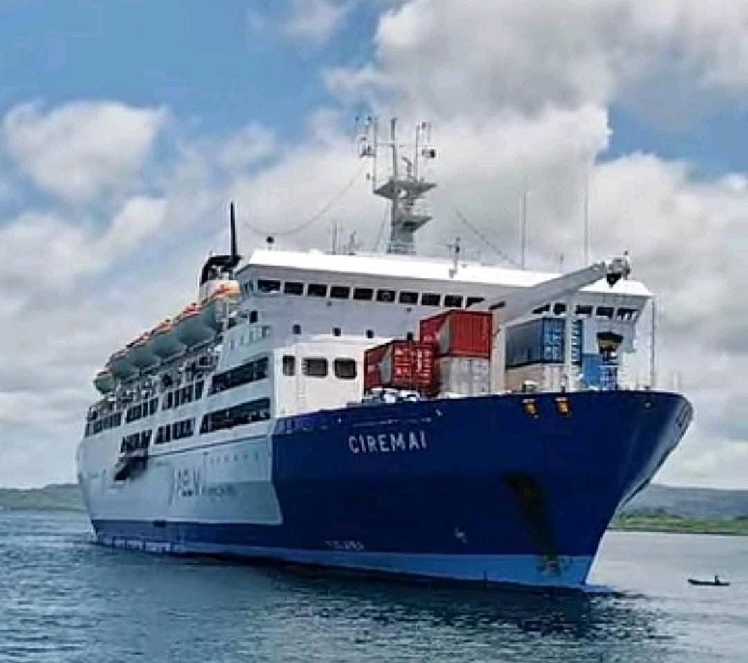 Jadwal Kapal KM Ciremai Periode April 2025, Lewati Namlea-Baubau