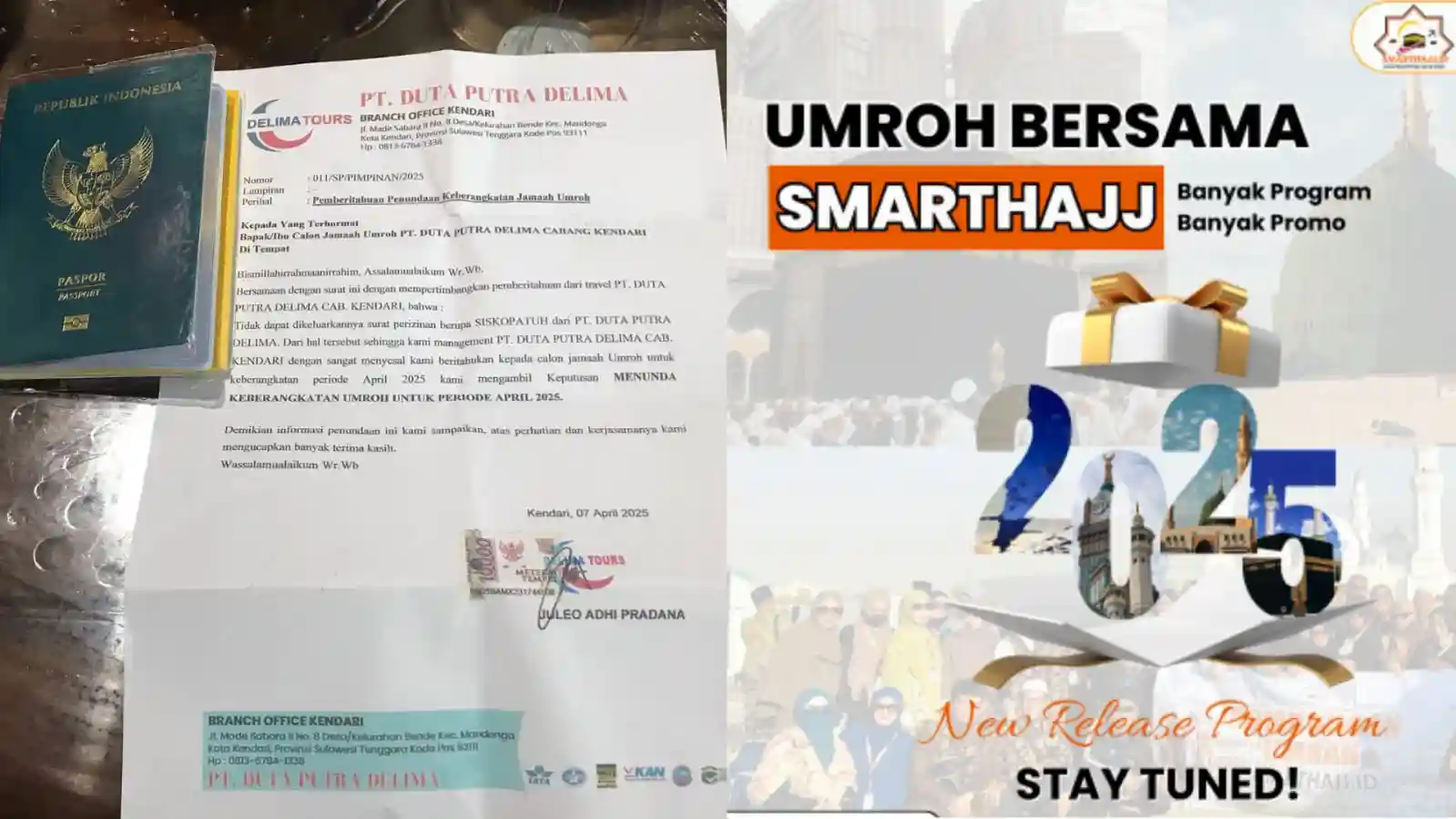 Ratusan Jamaah Smarthajj Kendari Gagal Berangkat Umrah, Tuntut Uang Kembali