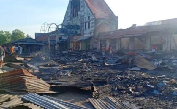 Disperdagin Muna Cari Dana di Pusat Buat Bangunan Pasar Tongkuno Pasca Terbakar