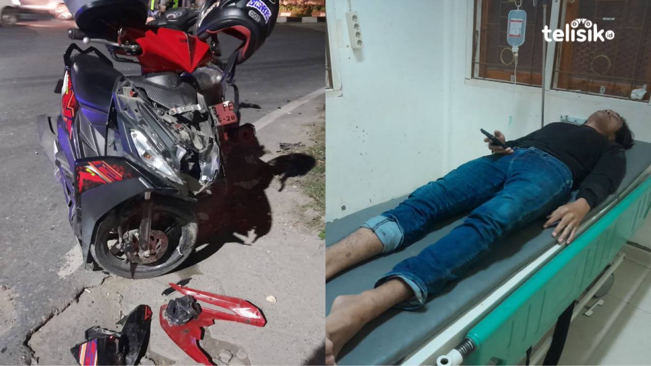 Dua Motor Tabrakan di Perempatan Polda Sultra, Korban Dilarikan ke Rumah Sakit
