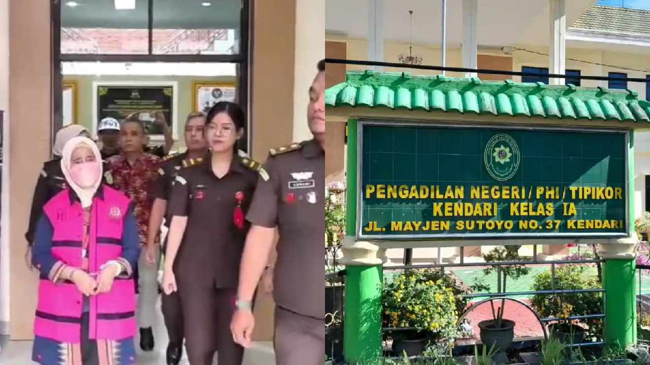 Kasus Korupsi Proyek Fiktif Eks Sekda Kendari Nahwa Umar Berlanjut ke Meja Sidang