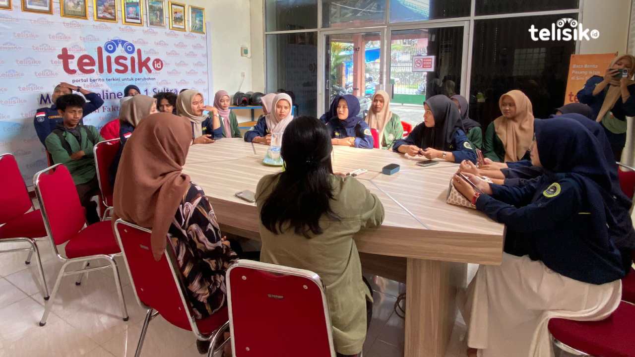 Mahasiswa Ilmu Komunikasi Unusra Belajar Jurnalistik di Telisik