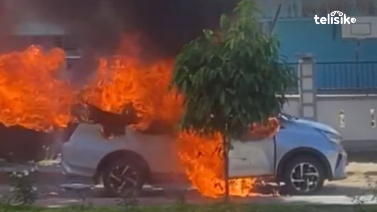 Mobil Terbakar di Unaaha Konawe, Pengemudi dan Penumpang Selamat