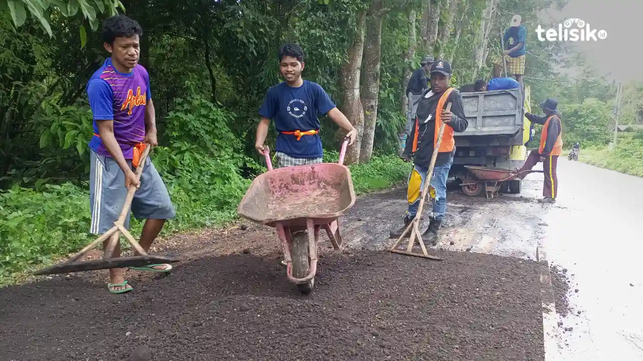 Pemeliharaan Jalan Poros Buton Selatan Telan APBD Rp 450 Juta