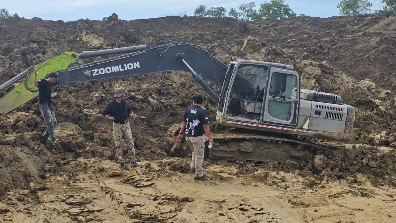 Tambang Emas Ilegal Masih Beroperasi di Bombana, Polisi Sita Ekskavator