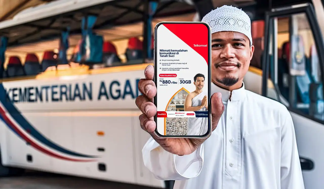 Telkomsel Hadirkan Paket RoaMAX Haji dan Layanan Lengkap, Dukung Konektivitas Jemaah di Tanah Suci