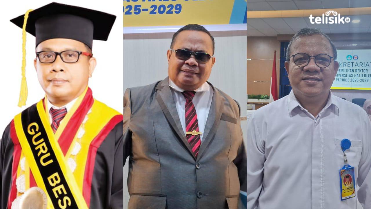 Tiga Nama Calon Rektor UHO Diserahkan ke Kemdiktisaintek, Ini Visi Misinya
