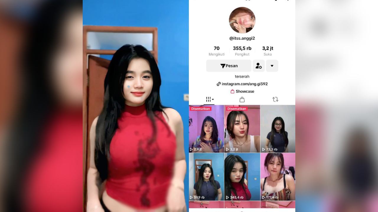 Tiga Video Syur Tiktokers Its Anggi Beredar, Punya Julukan Ratu Link