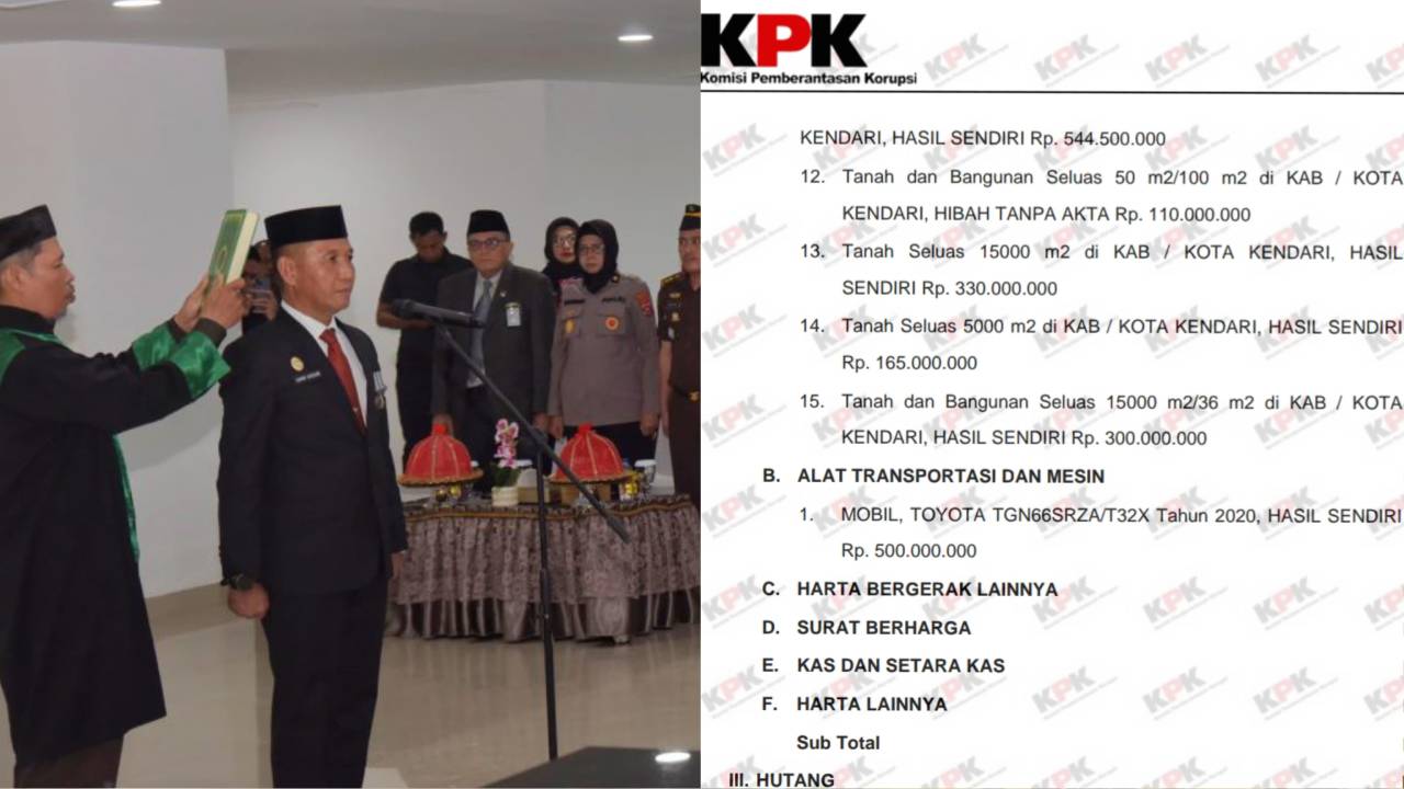 Amir Hasan Definitif Jenderal ASN Kota Kendari, Ini Rincian Harta Kekayaan Belasan Miliar dan Total Aset Dimiliki