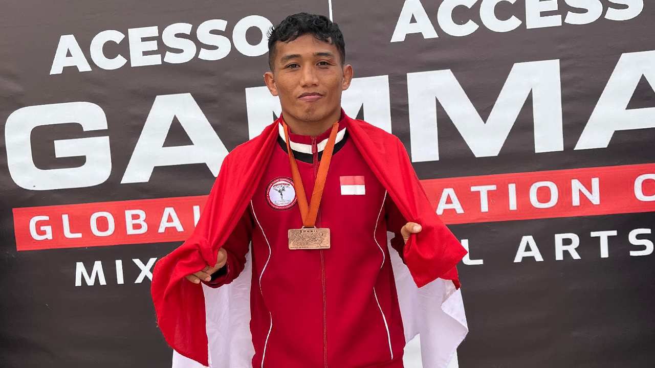 Atlet Buton Selatan Raih Medali Perunggu Cabor MMA di Brazil