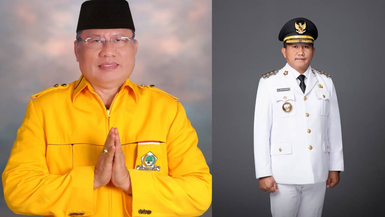 DPD Muna Barat Masih Bimbang Dukung Herry Asiku atau Darwin di Musda Golkar Sultra