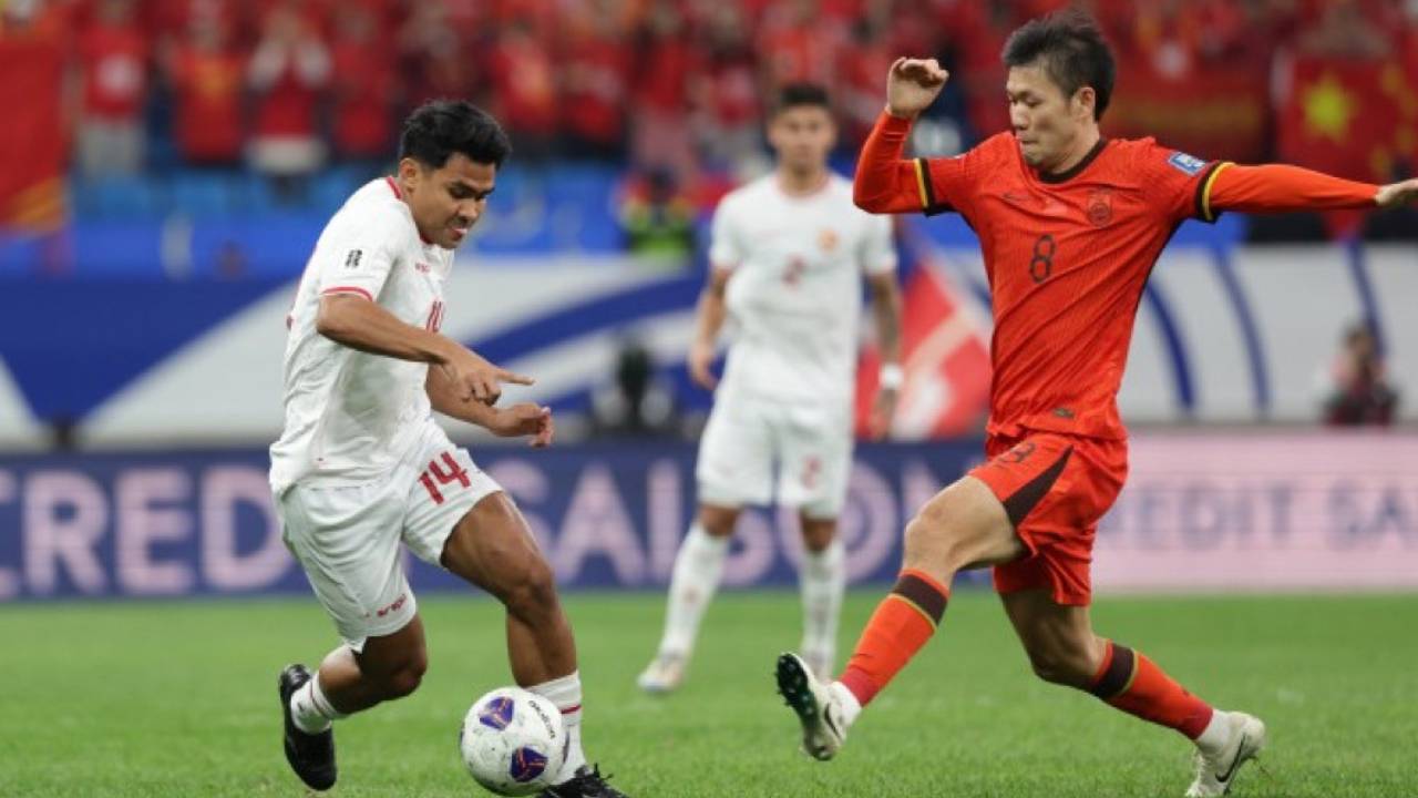 Head to Head Timnas Indonesia Vs China, Garuda Muda Pernah Menang