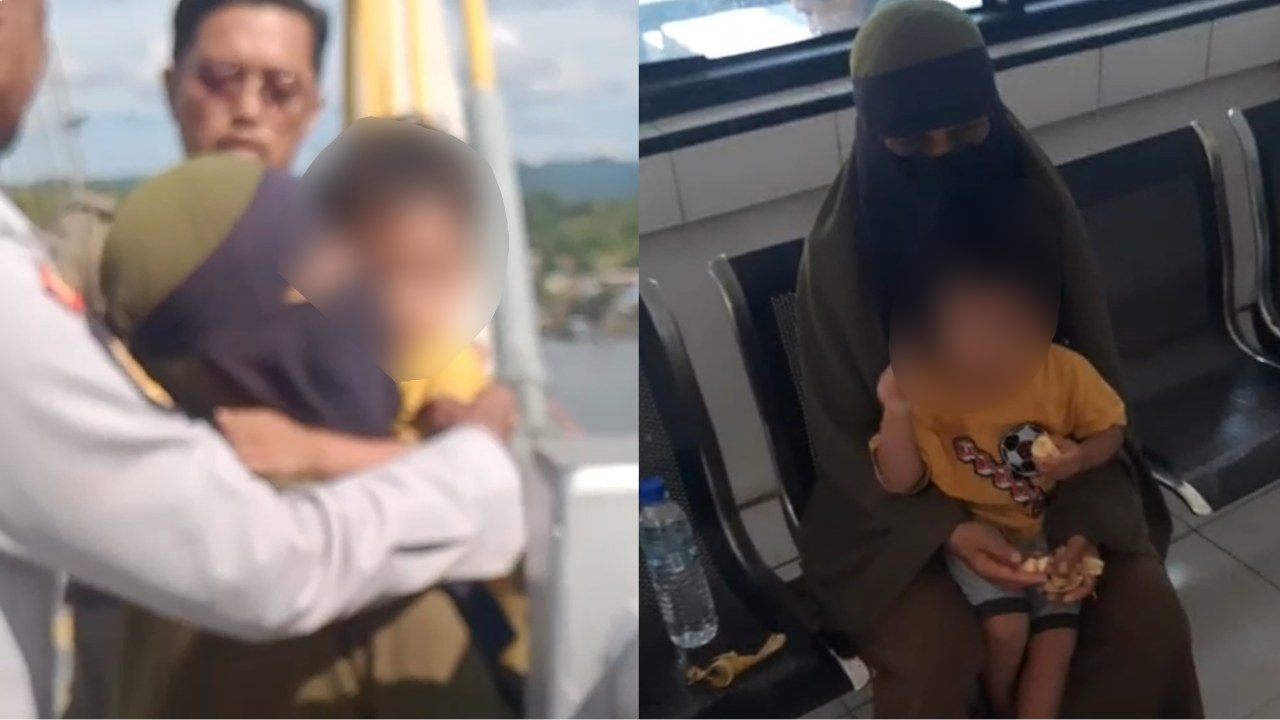Identitas Wanita Coba Bunuh Diri Sambil Gendong Anak di Jembatan Teluk Kendari, Kurang 24 Jam Idul Adha 2025