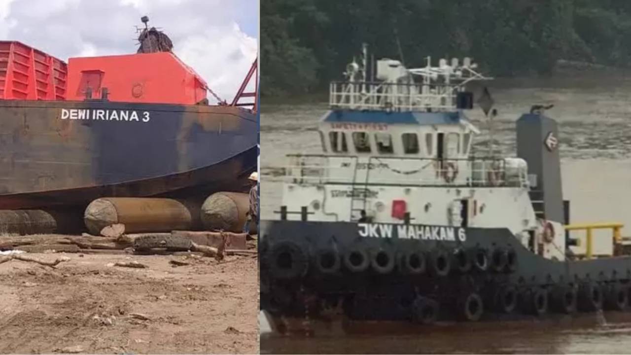 Ini Pemilik Kapal Tongkang JKW Mahakam dan Dewi Iriana Heboh Muat Ore Nikel