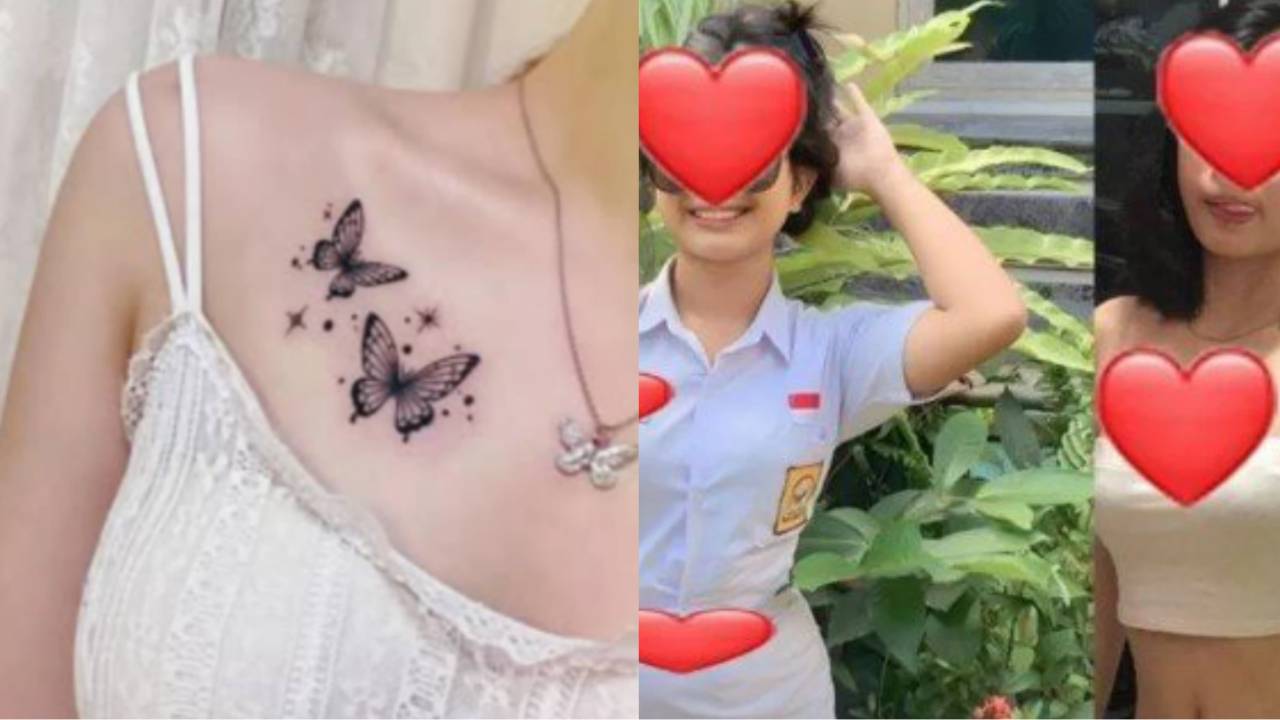 Ini Sosok Artis Tato Kupu-Kupu Viral Adegan Intim 5 Menit 50 Detik