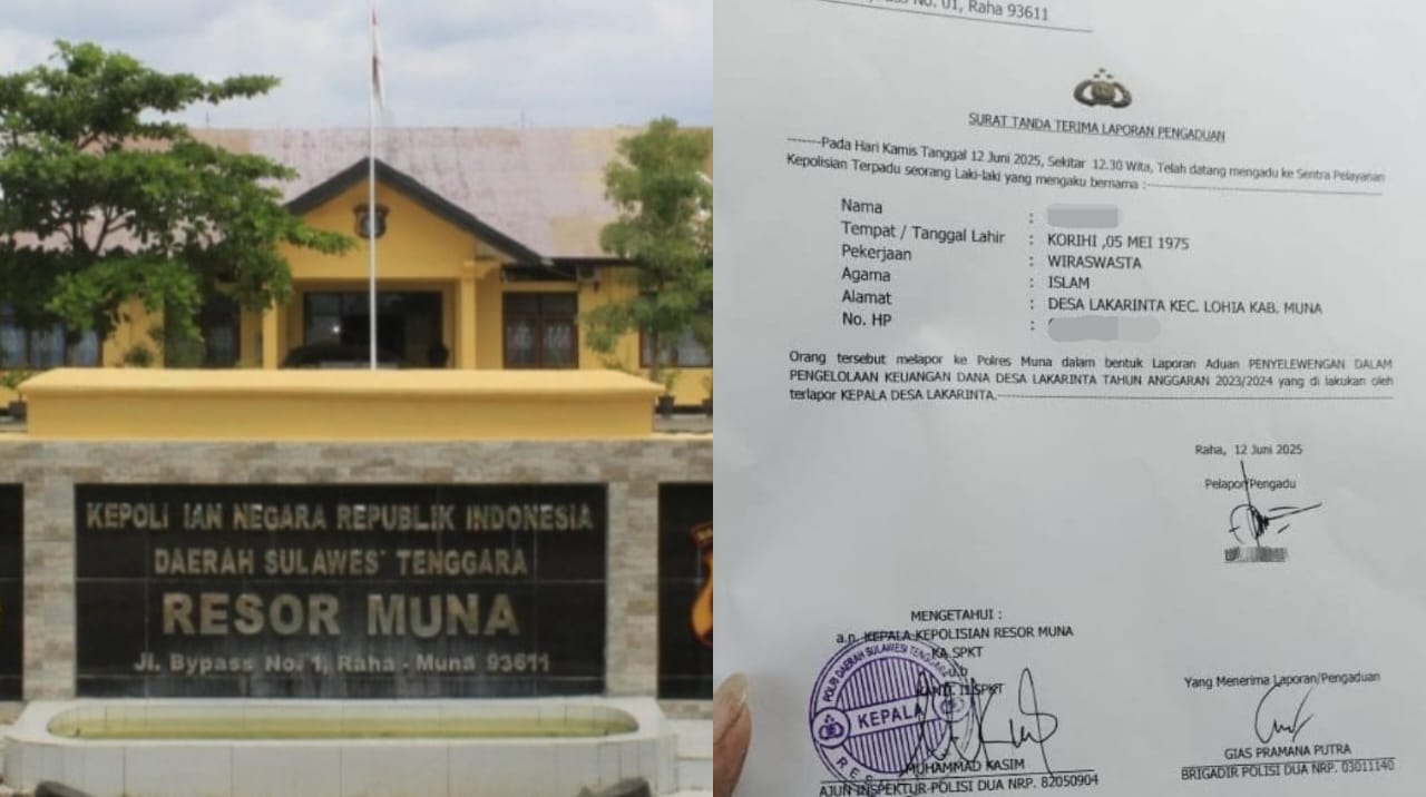 Kades Lakarinta Muna Dilapor Warganya ke Polisi Gegara Dana Desa