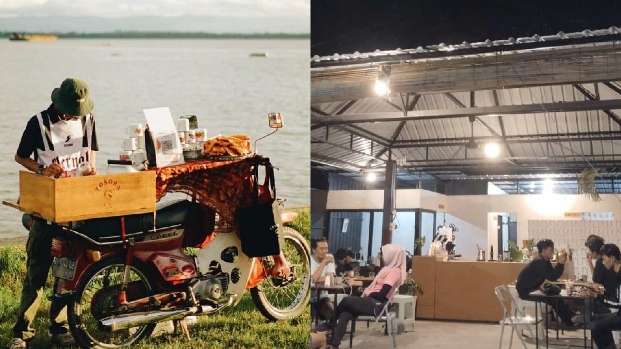 Pengunjung Tosora Kopi Kendari Boleh Racik Sendiri, Awal Jualan Pakai Motor Tua Honda Super C800