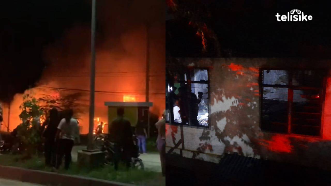 Rumah Warga Kendari Caddi Ludes Terbakar, Dihuni Lansia dan Tiga Anak