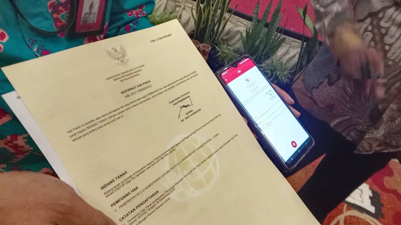 Sertifikat Tanah Elektronik Resmi Berlaku, Begini Cara Migrasi dan Pendaftaran Terbaru