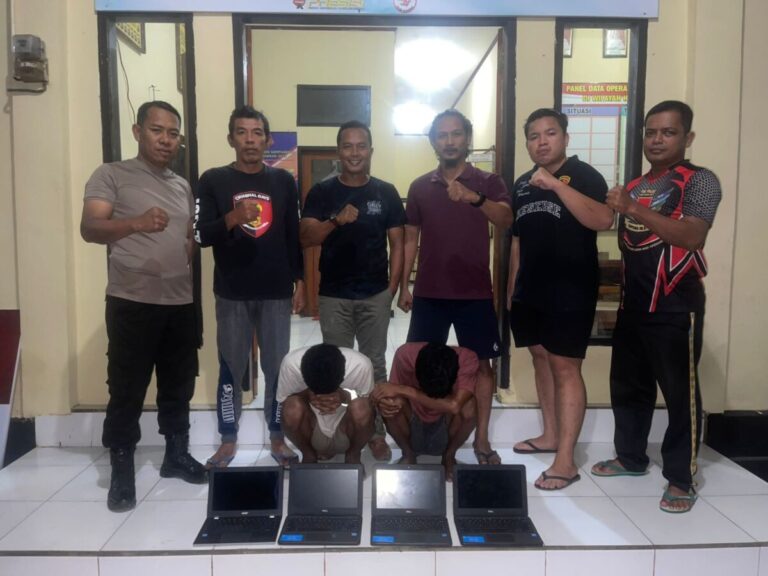 Sindikat Pencuri Laptop Sekolah di Buton Terbongkar, Dua Pelaku Diciduk Polisi