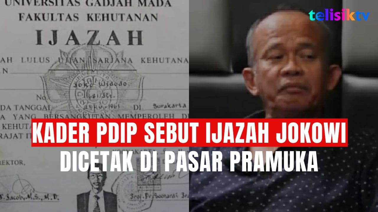 TELISIKTV: Beathor Tuding Ijazah S1 Mantan Presiden Jokowi Dicetak di Pasar Pramuka