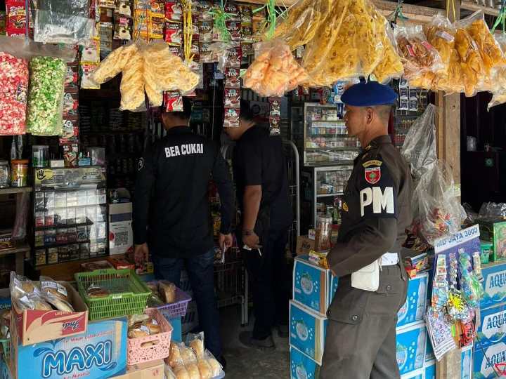 Bea Cukai Kendari Sita Jutaan Batang Rokok Ilegal Bernilai Rp 4,1 Miliar