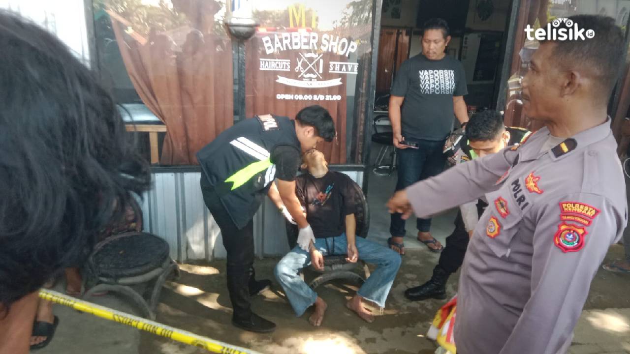 Geger Karyawan Barber Shop di Mandonga Kendari Dikira Tidur, Ternyata Tewas
