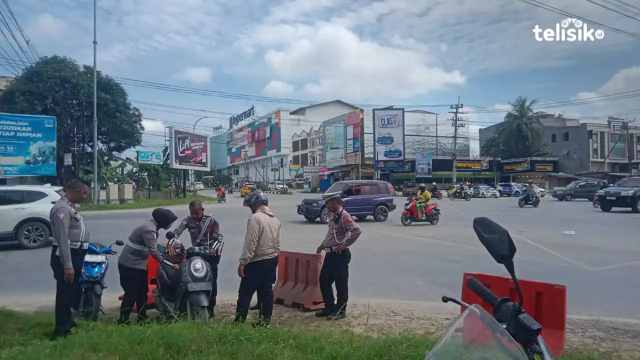 Operasi Patuh Anoa di Kendari, Polisi Tilang Puluhan Kendaraan Roda Dua