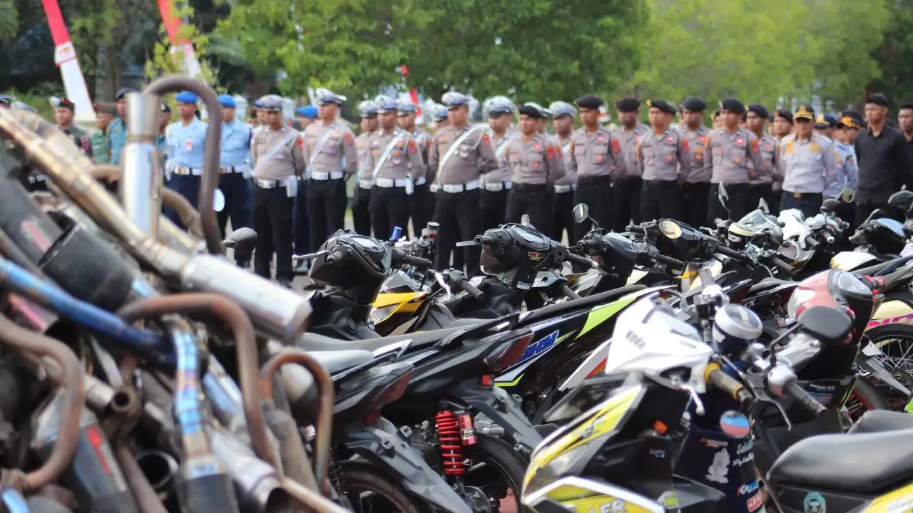 Pelanggaran Lalu Lintas Naik 58 Persen di Sulawesi Tenggara, Knalpot Brong Terbanyak